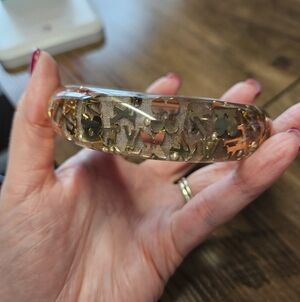 Authentic Louis Vuitton Resin Bracelet with **COA**
